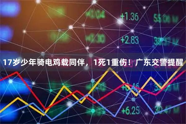 17岁少年骑电鸡载同伴，1死1重伤！广东交警提醒