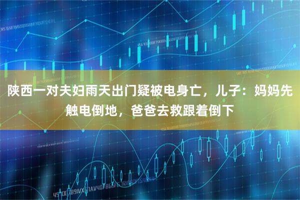 陕西一对夫妇雨天出门疑被电身亡，儿子：妈妈先触电倒地，爸爸去救跟着倒下