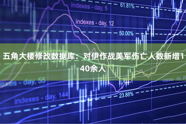 五角大楼修改数据库：对伊作战美军伤亡人数新增140余人